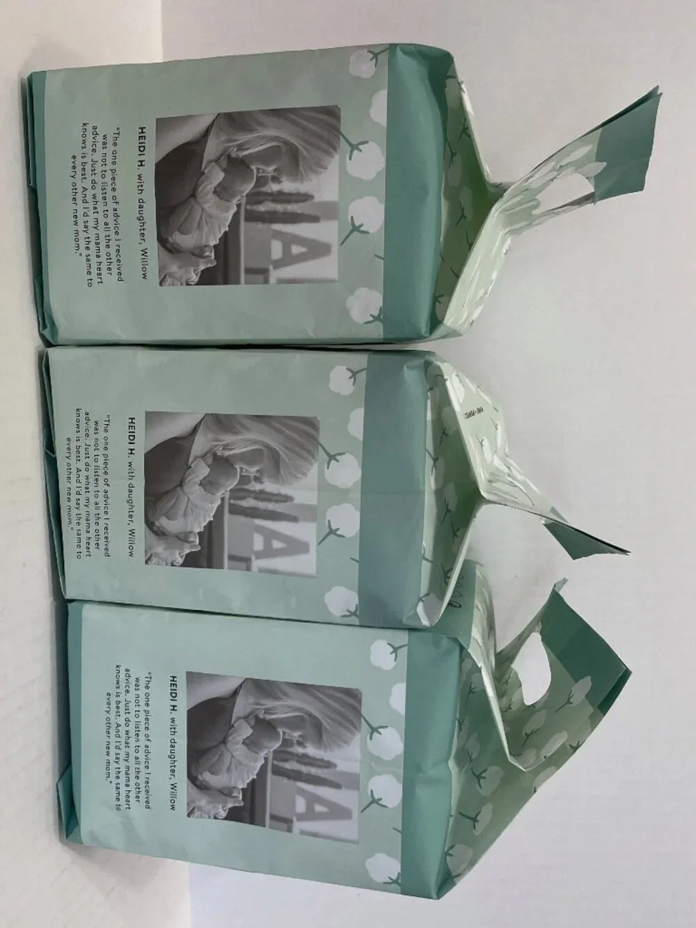 Honest Company 100% Organic Cotton DRY Wipes Multi-Use 192 ct x3 = 576 wipes